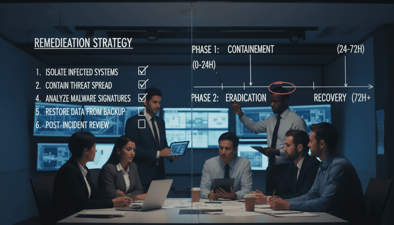 Actionable remediation plans