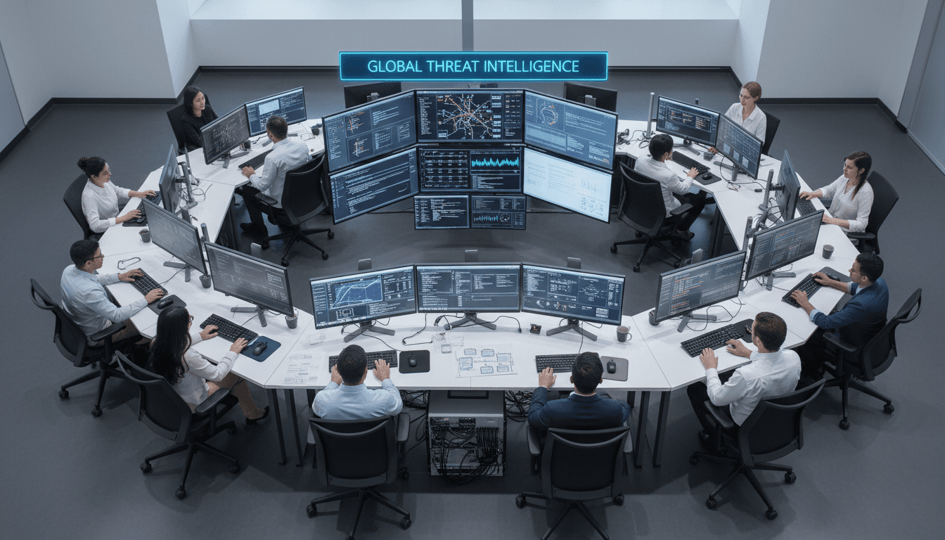 Security team analyzing SaaS posture on modern dashboard